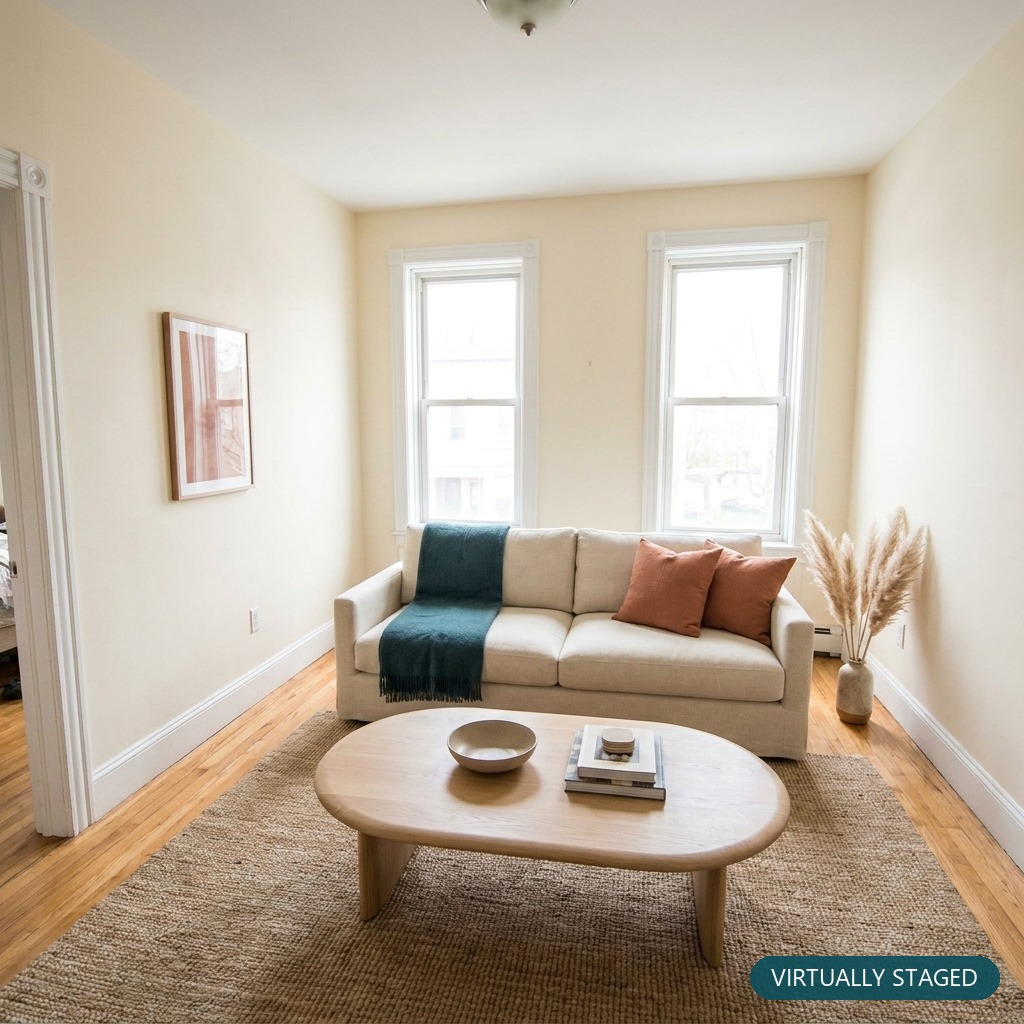 Restaged living room
